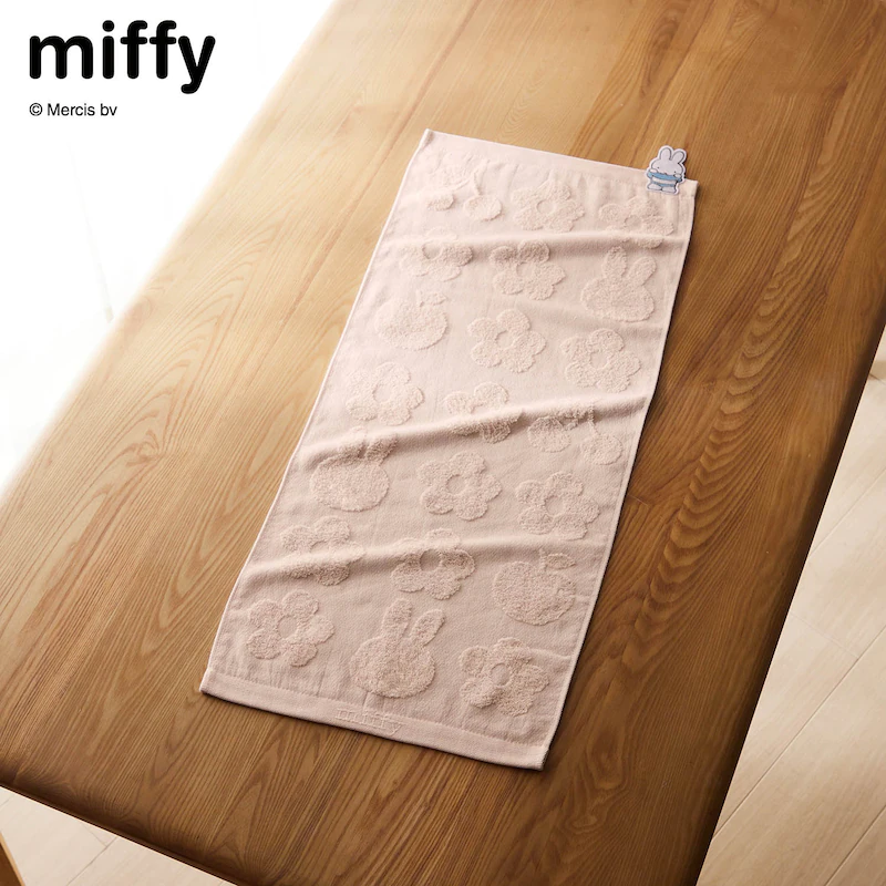 日本千趣會 - 米飛 日本製今治純棉長毛巾-藍 (34x80cm)