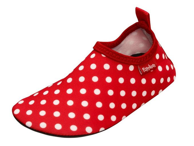 德國Playshoes - 抗UV水陸兩用沙灘懶人童鞋-復古波點