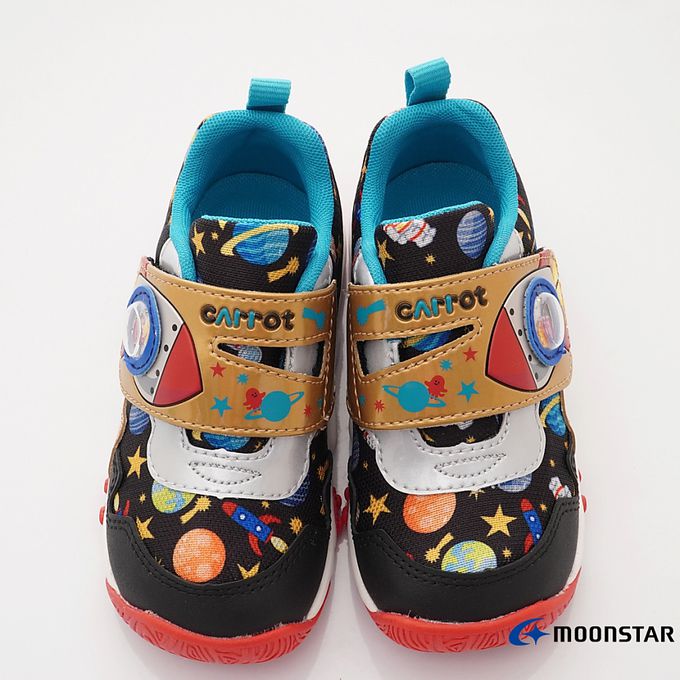 Moonstar日本月星 - 月星玩耍速乾機能款(中小童段)-運動鞋-黑