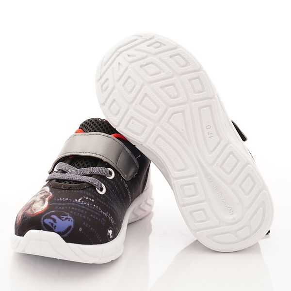 侏羅紀世界 - 卡通童鞋-電燈運動鞋款(中小童段)-灰