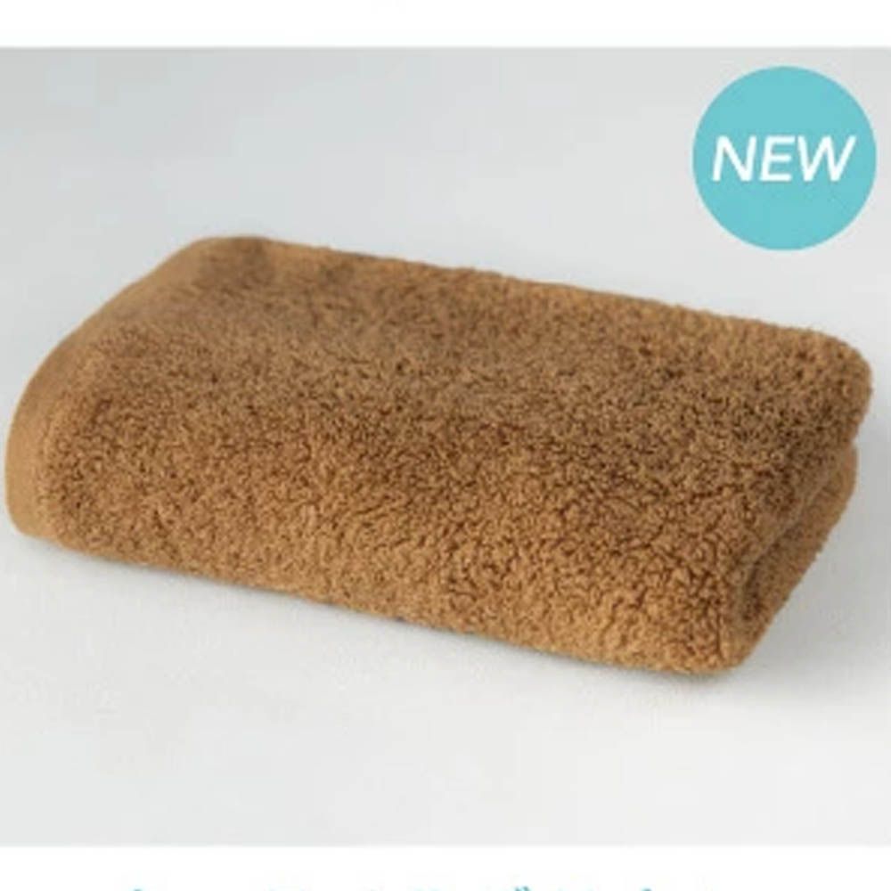 卒業宣言 日本製6倍吸水力毛巾-焦糖棕 (33×100cm)