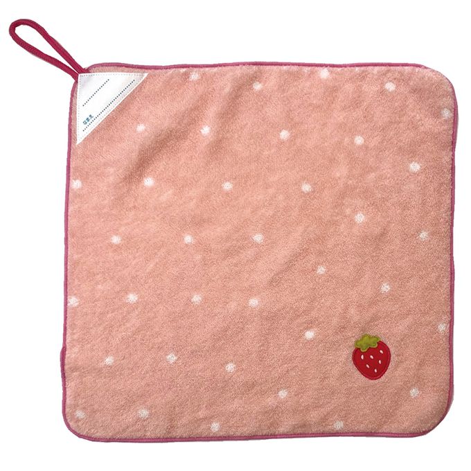 akachan honpo - 擦手巾-草莓 (34x34cm)