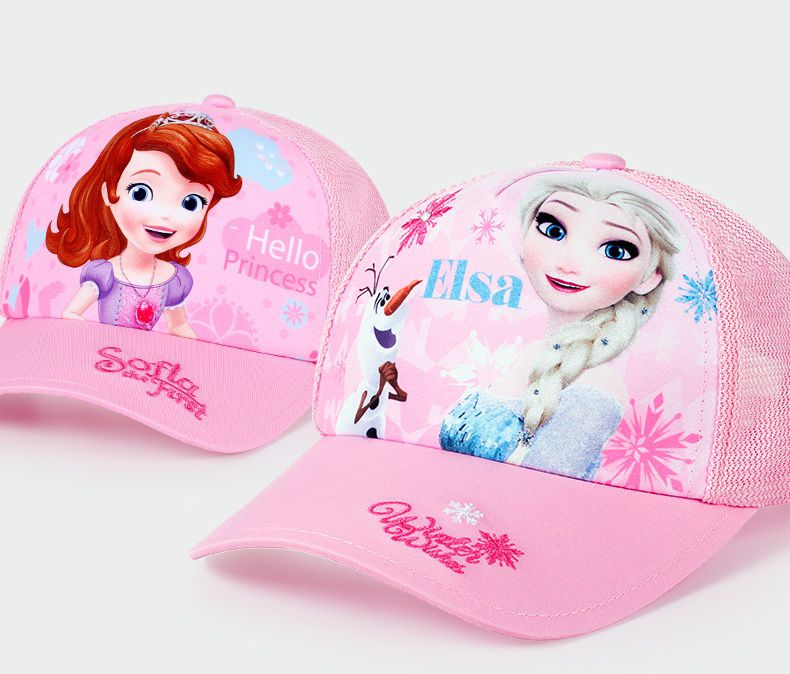 卡通公主兒童棒球帽-蘇菲亞-紫色