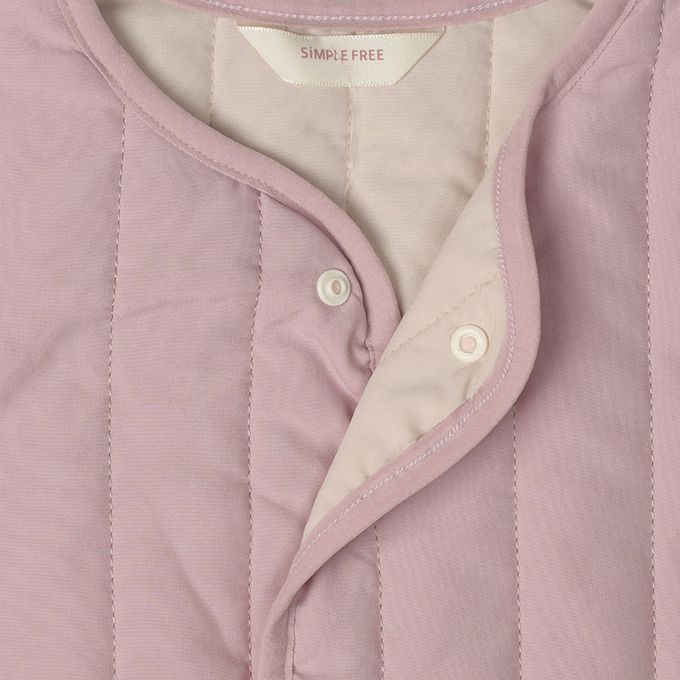 akachan honpo - 寬鬆夾克-超細纖維-粉紅色