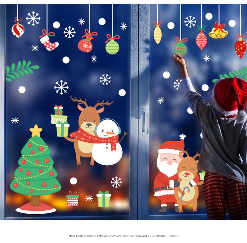 JB Design - 時尚壁貼-可愛麋鹿鈴鐺吊飾HM92048ds (60cm*90cm)