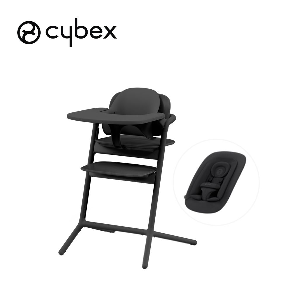 德國 Cybex - Lemo 2 四合一兒童成長椅套組-墨石黑