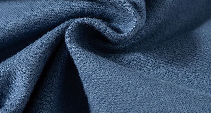 純棉圓領長袖上衣/大學T-小小挖土機-霧霾藍