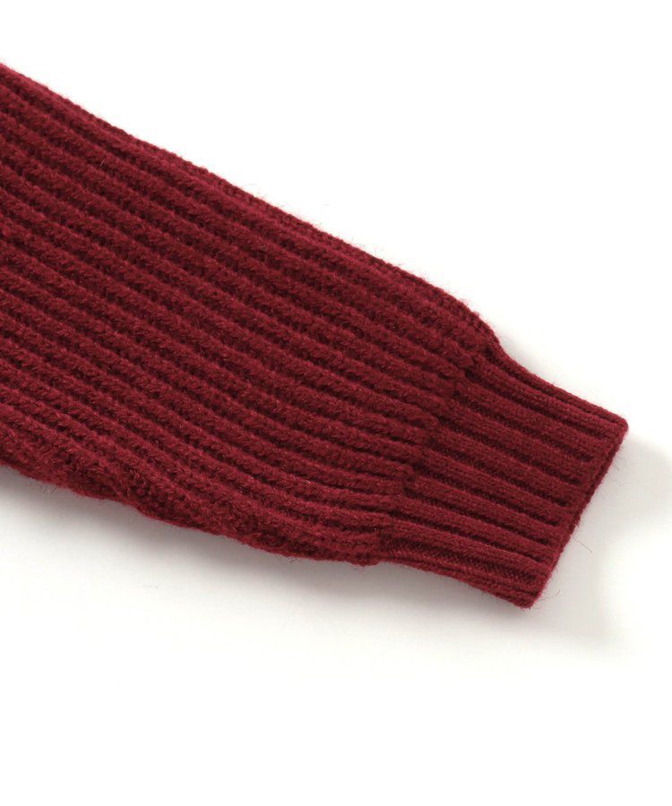 日本 apres les cours - 超萌節慶小熊可機洗毛衣-二隻熊-酒紅