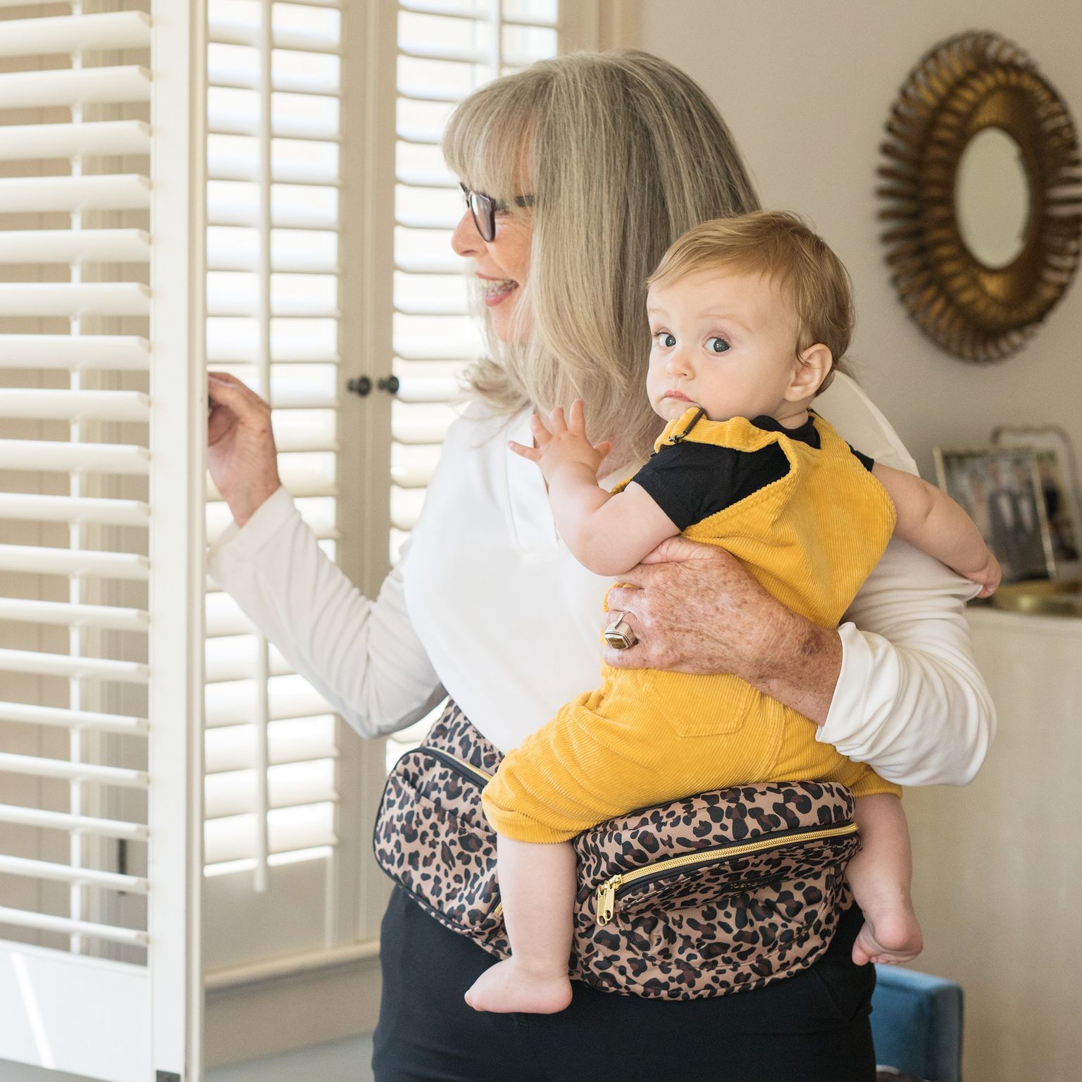 美國Tushbaby - 精品腰凳包-恣意豹紋 (19*10*9.5cm(+/-5%))