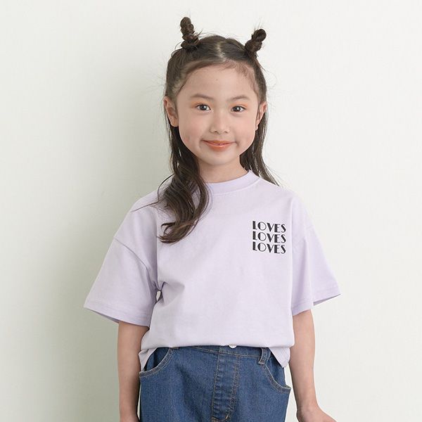 日本 b-ROOM - 英文標語休閒短袖上衣-NICE-奶油黃