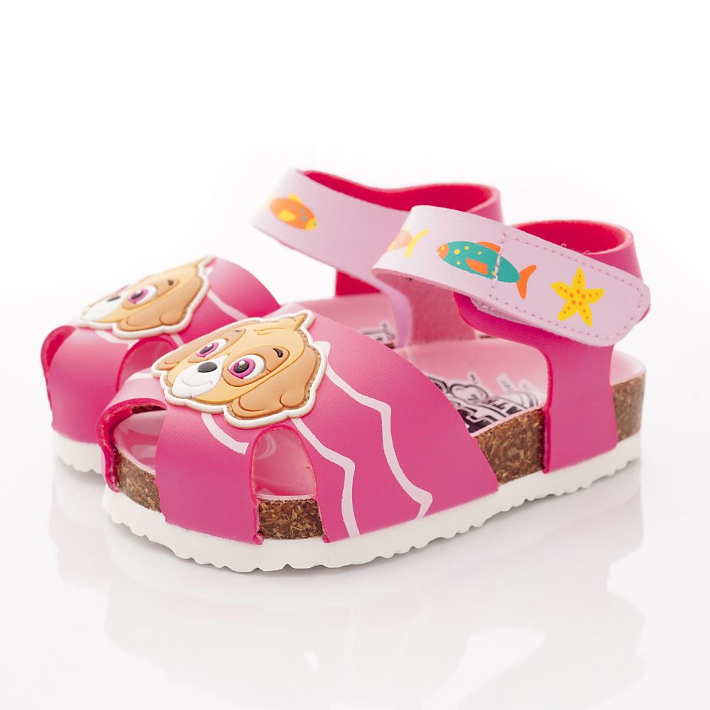 汪汪隊立大功 - 護趾涼鞋(中小童段)-桃紅