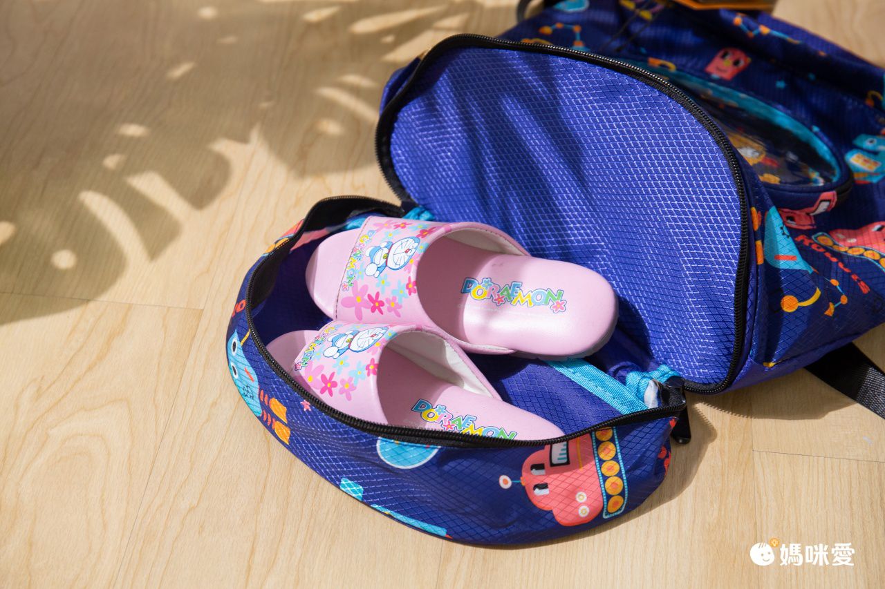 乾濕分離兒童游泳包-兔子(可放鞋)-粉色 (35x26.5x14cm)