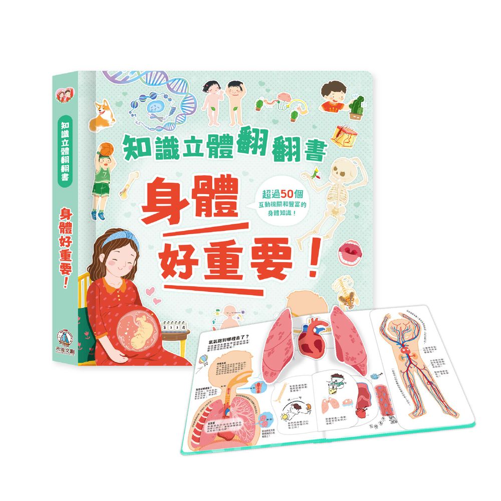 知識立體翻翻書 我們的身體