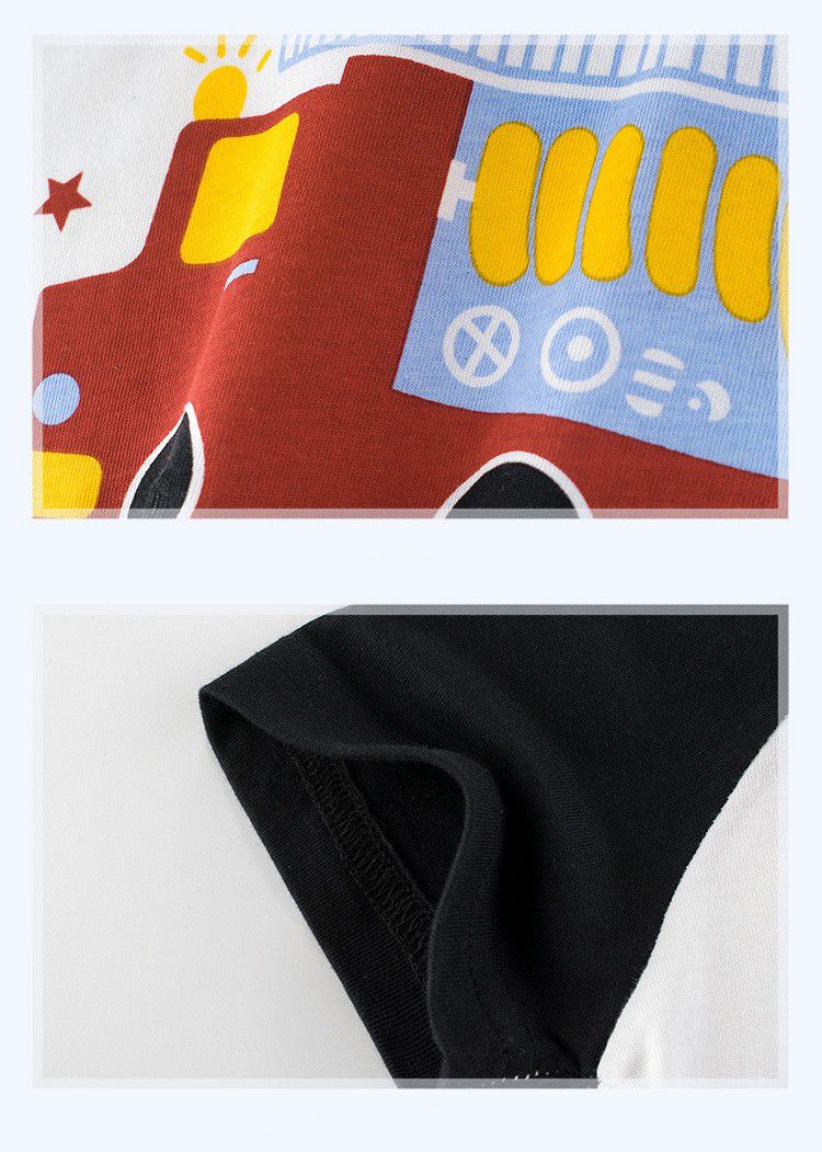 短袖棉T-消防車繽紛