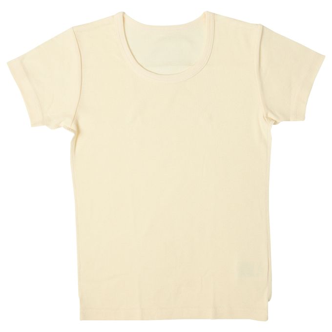 akachan honpo - 短袖圓領速乾上衣-2件組 素面-咖啡色