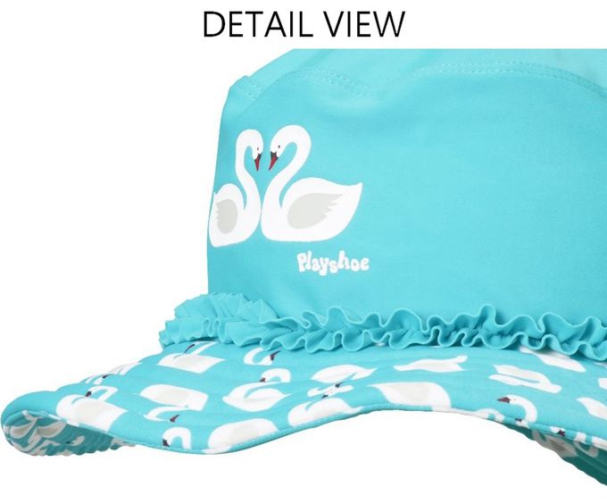 德國Playshoes - 抗UV防曬水陸兩用漁夫帽-天鵝 (53)