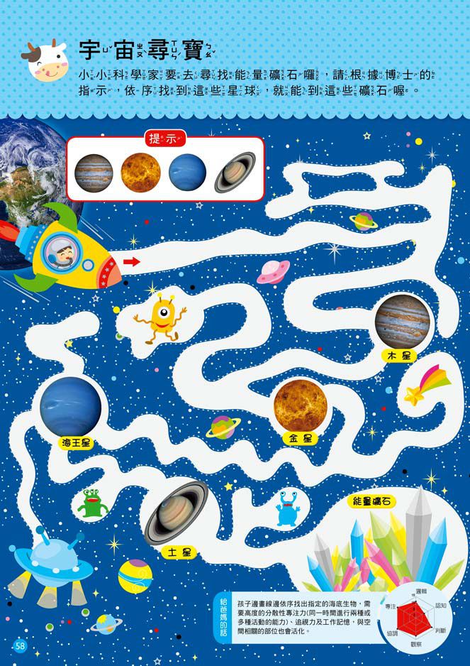 5歲專注力開發概念