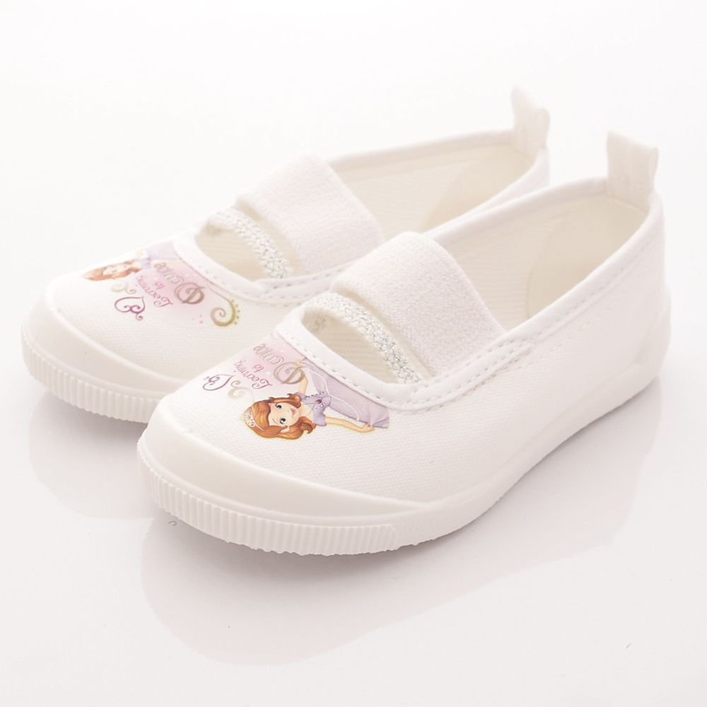 Moonstar日本月星 - 日本月星機能童鞋-日本製蘇菲亞室內鞋防潑水版(中小童段)-白