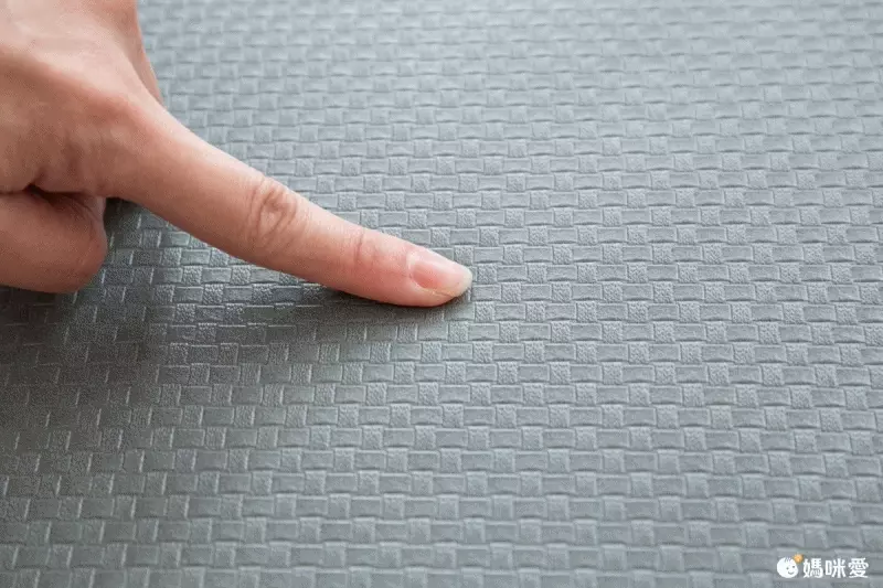 廚房仿皮革PVC防水腳踏墊-簡約英文-白色