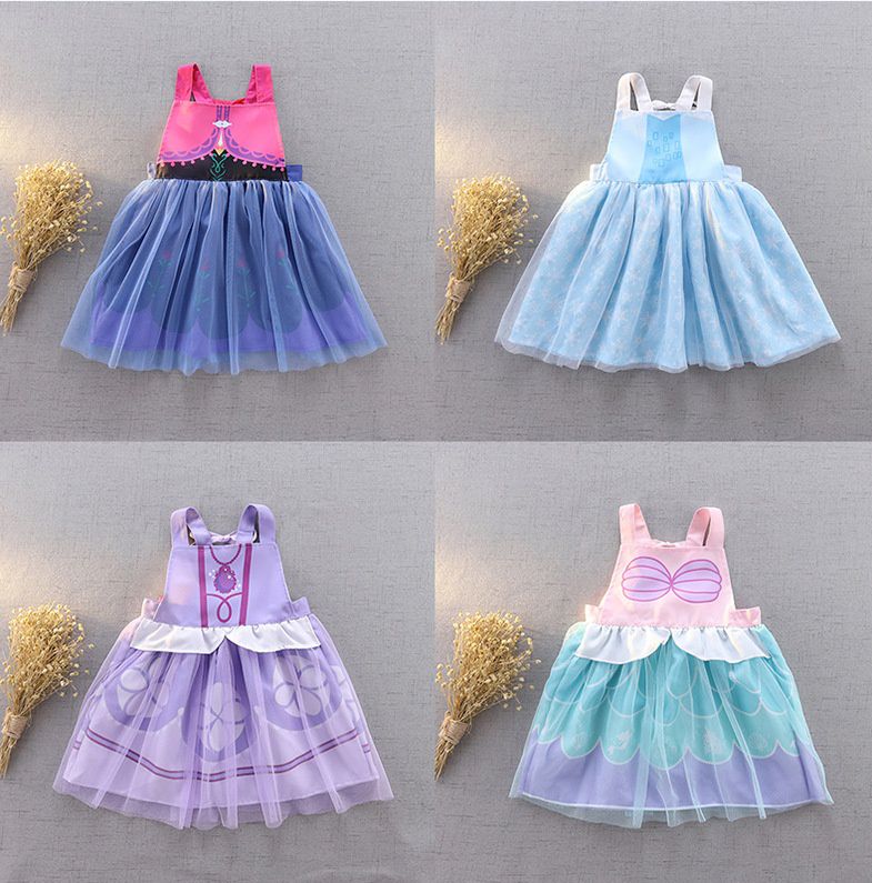 造型公主裙圍裙-夢幻紫