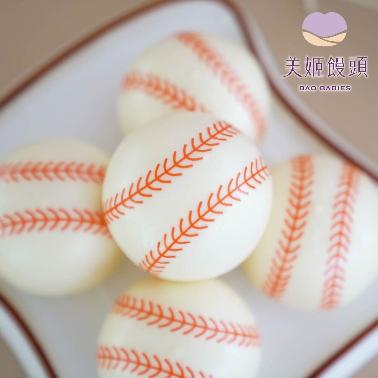 \為中華隊加油！/【美姬饅頭】棒球鮮乳造型紅豆包