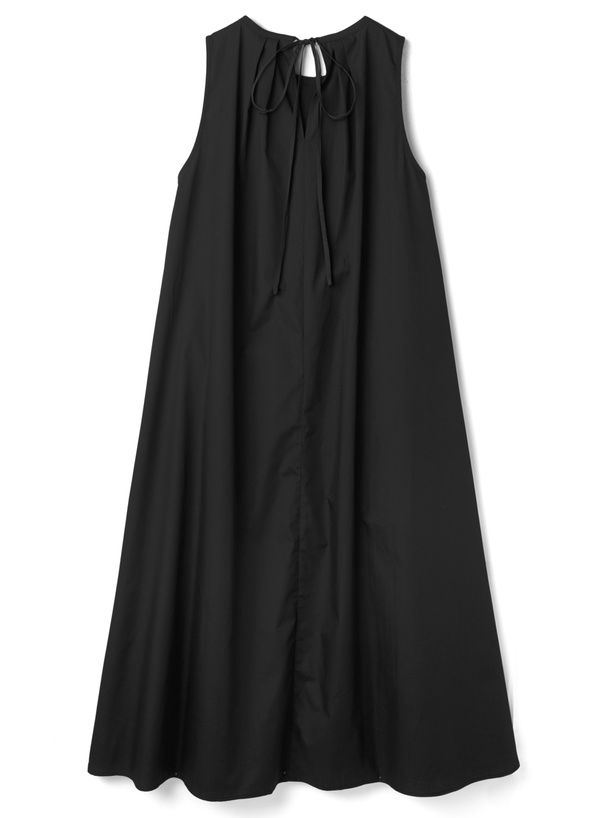 日本 GRL - 優雅後綁帶修身無袖洋裝-淺軍綠