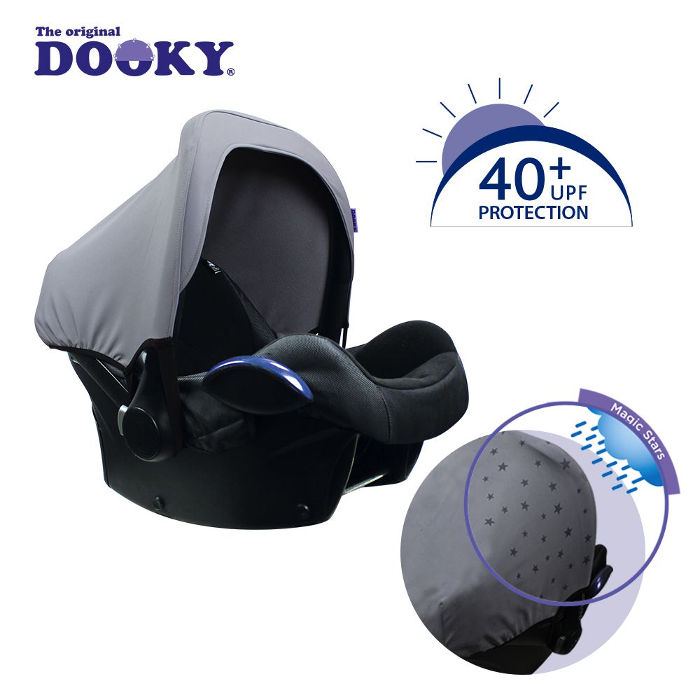 荷蘭 DOOKY - 抗UV手提汽座後遮雨罩特別版-魔幻星星
