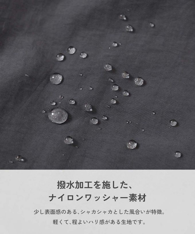 日本 devirock - 防潑水 層次荷葉輕量連帽風衣外套(帽可拆)-粉杏