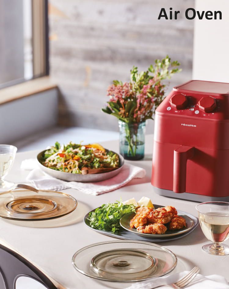 麗克特 recolte - Air Oven 氣炸鍋（限量贈送質感玻璃噴油瓶，價值$990)-紅