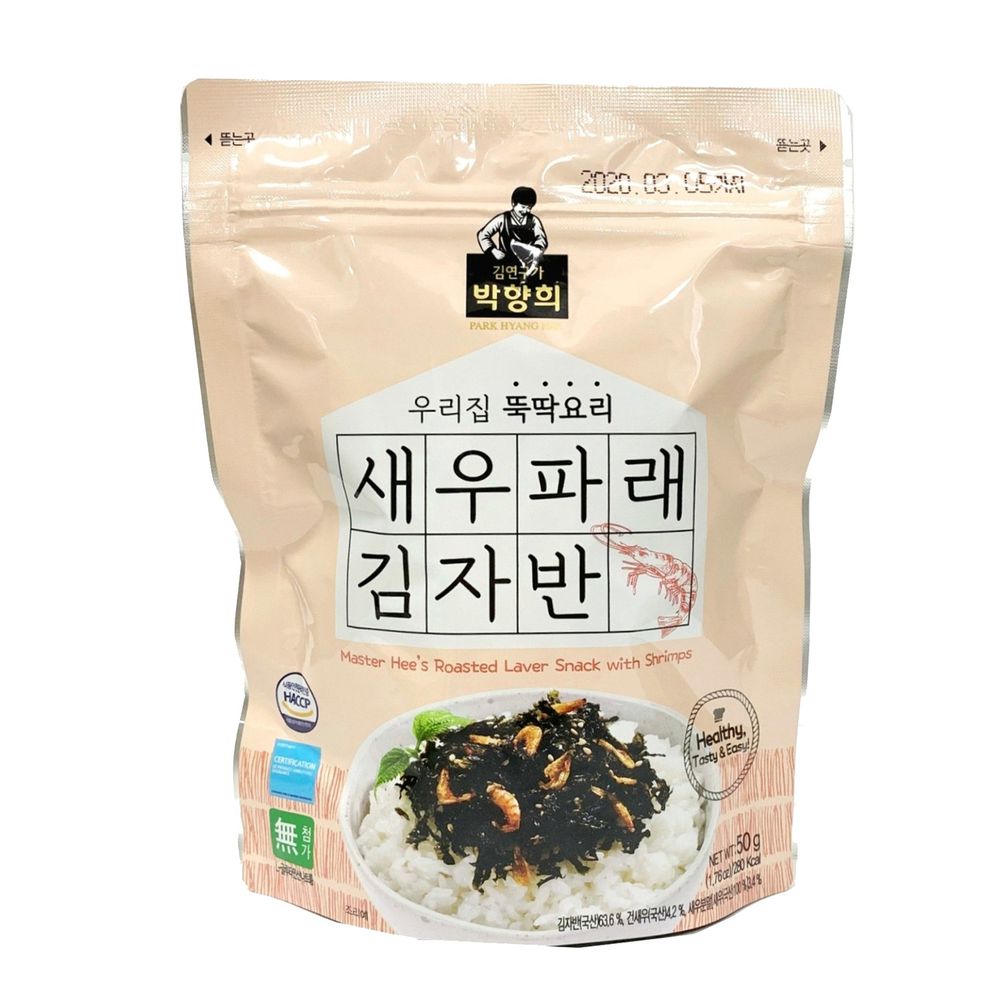 韓國朴師傅 - 海苔酥-鮮蝦口味-50g/包