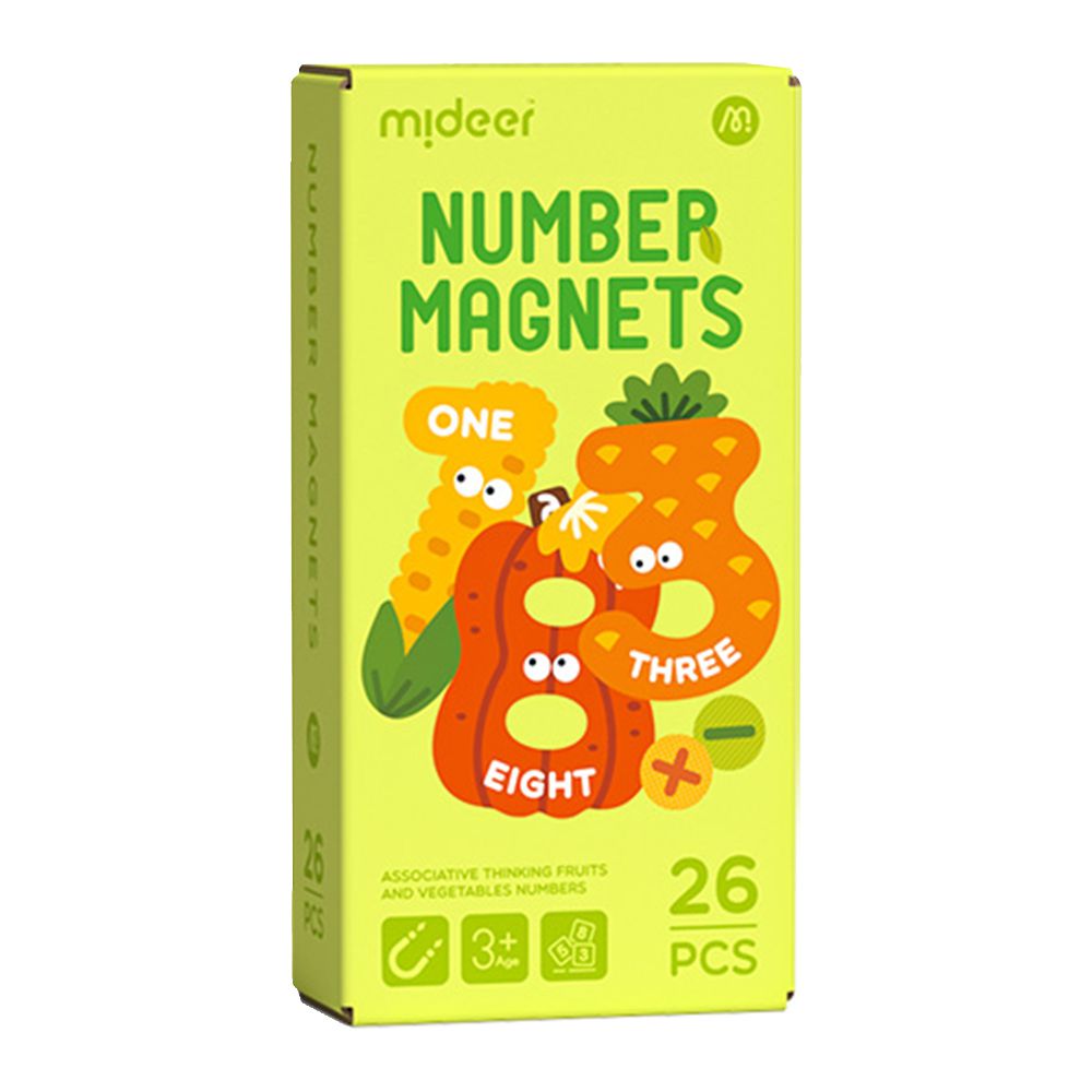 MiDeer - 蔬果數字磁力貼