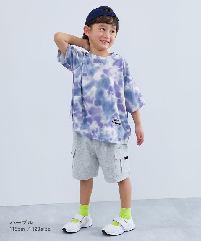 日本 devirock - 速乾網眼暈染風涼爽短袖上衣-灰白