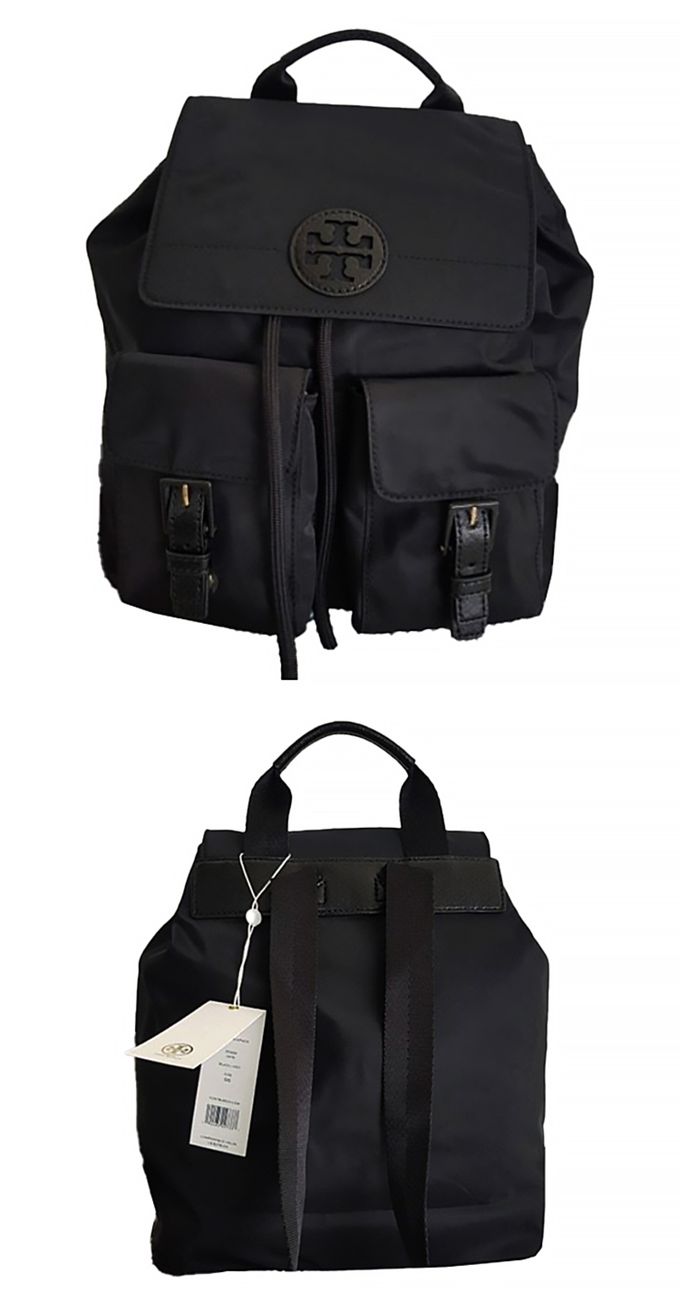 TORY BURCH - 尼龍後背包 (黑)