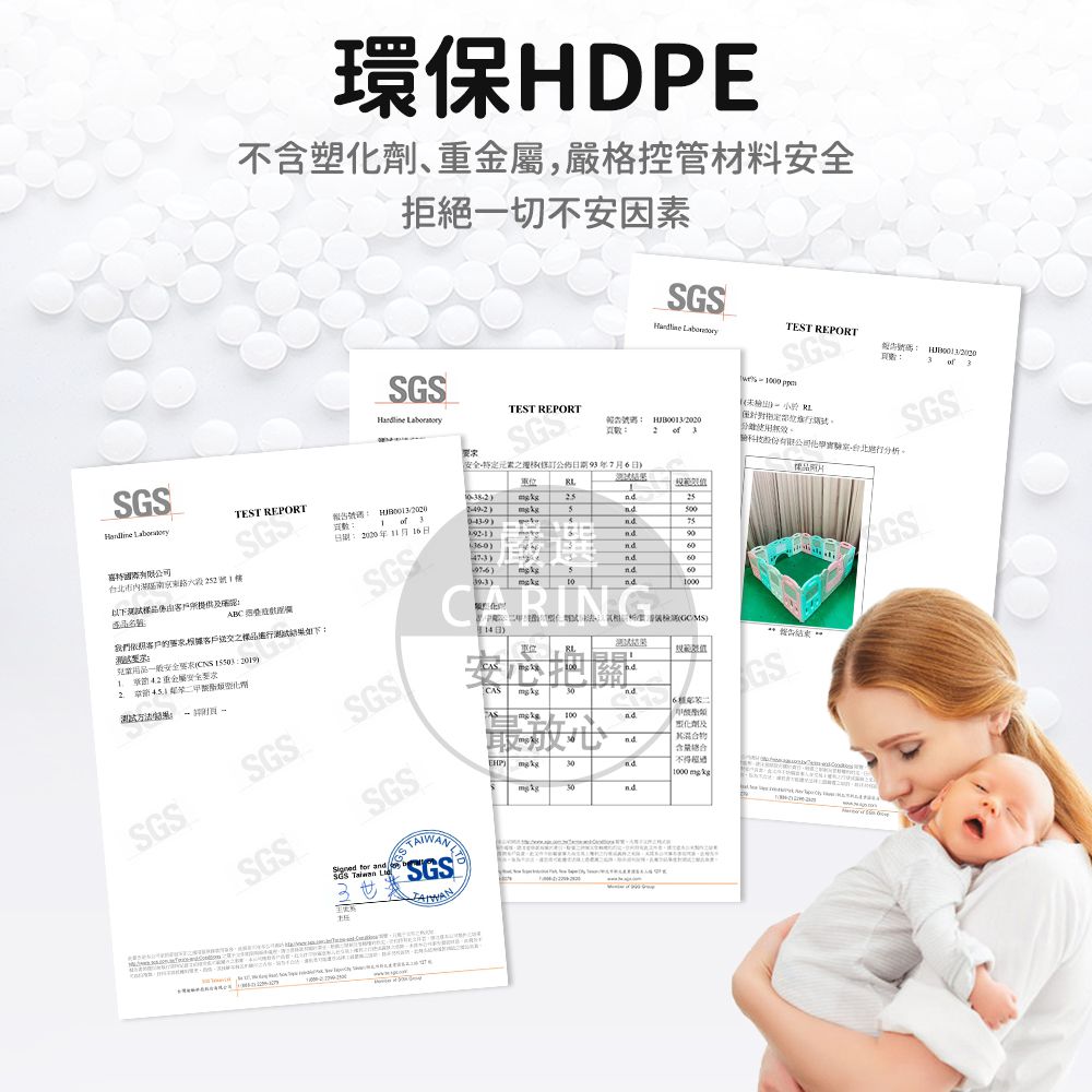 Caring - ABC摺疊遊戲圍欄12+2