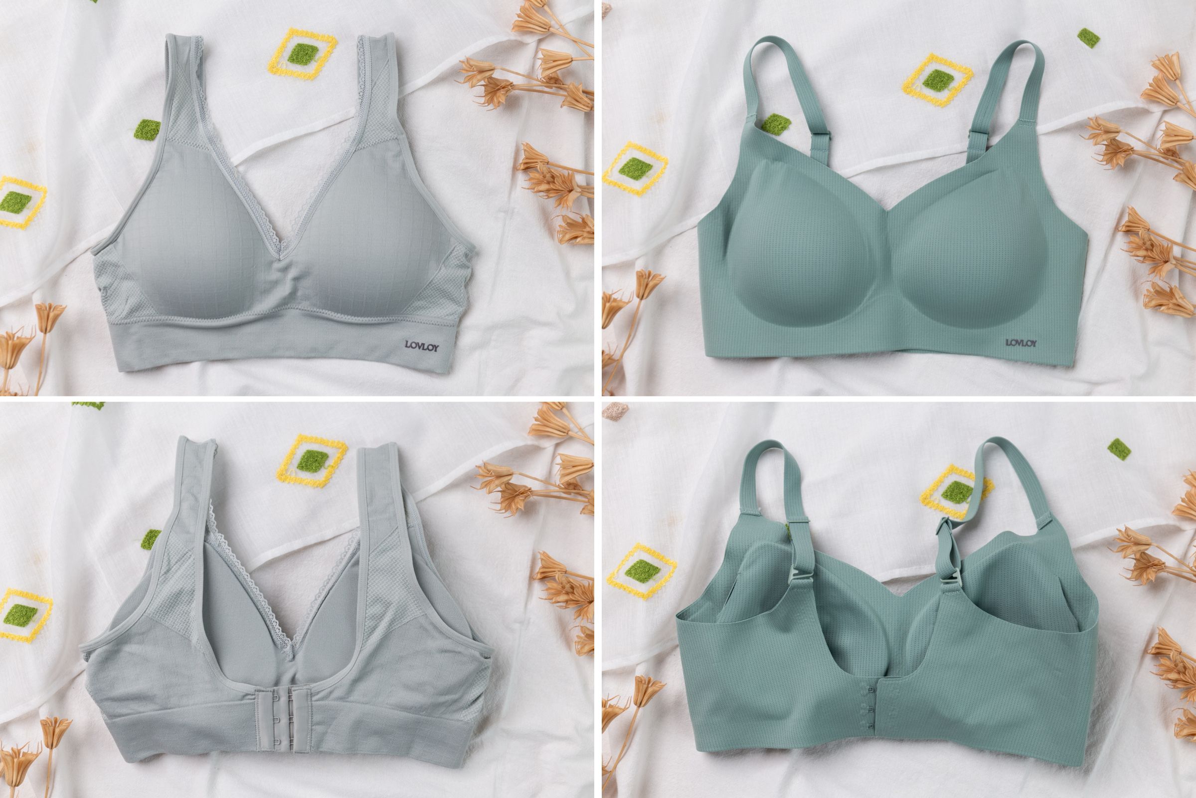 韓國 LOVLOY - 親膚無痕彈性內褲-黃膚