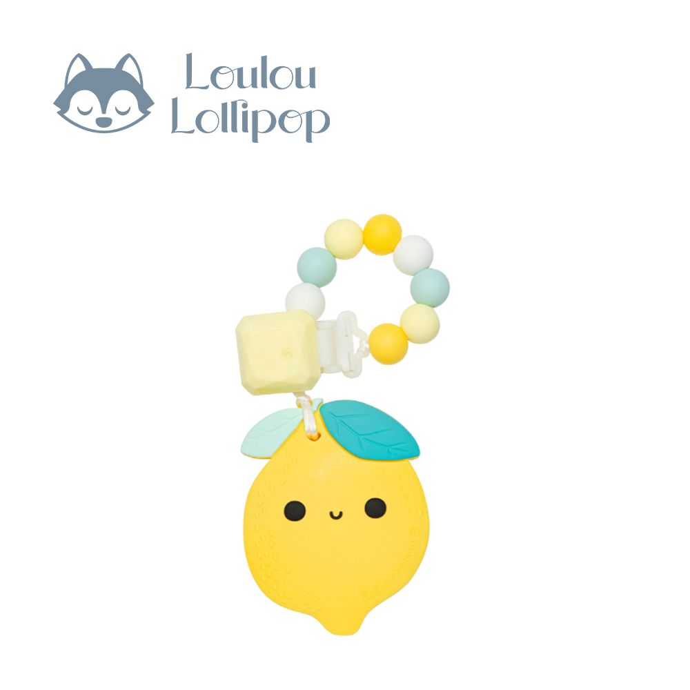 固齒器奶嘴鍊組-夏日青檸