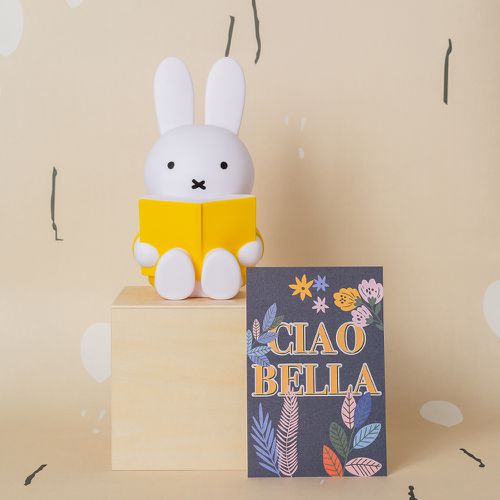 Miffy-MIFFY米菲兔商店 - Miffy 米菲兔閱讀公仔存錢筒-中號-黃色