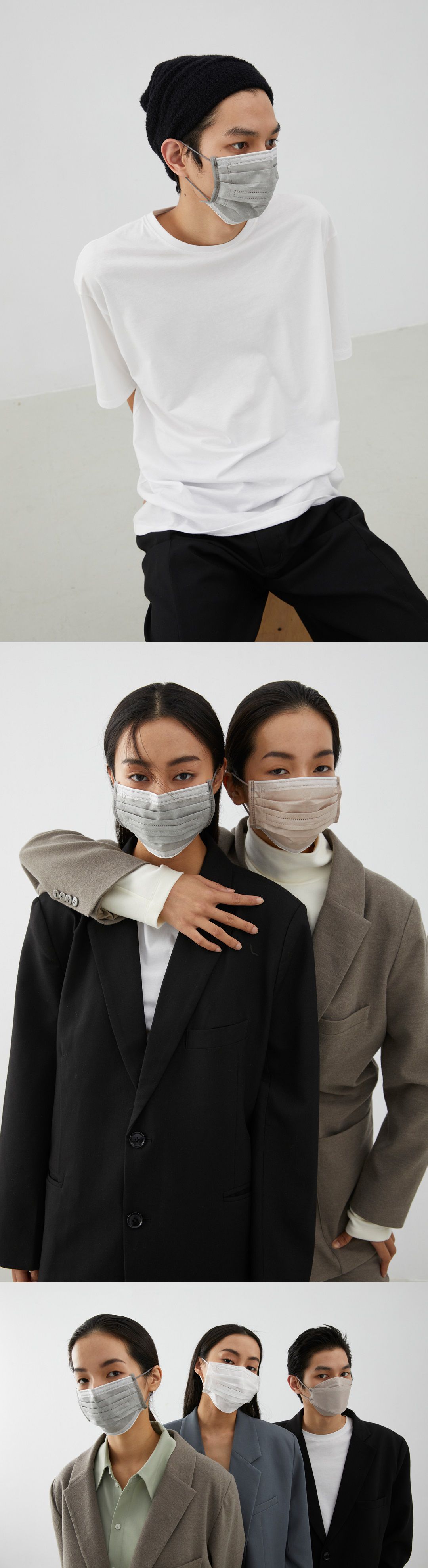 EVERY BREATH - 成人醫療級雙鼻壓條平面口罩/一心一罩/雙鋼印/台灣製-深呼C-灰霧綠-30入/盒(未滅菌)