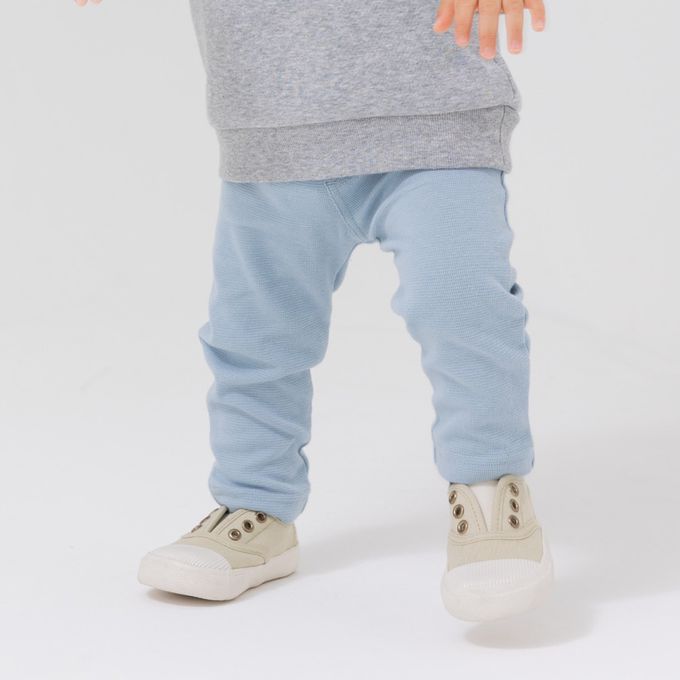 日本 Chil2 - 品牌熱銷 百搭彈力伸縮長褲-白