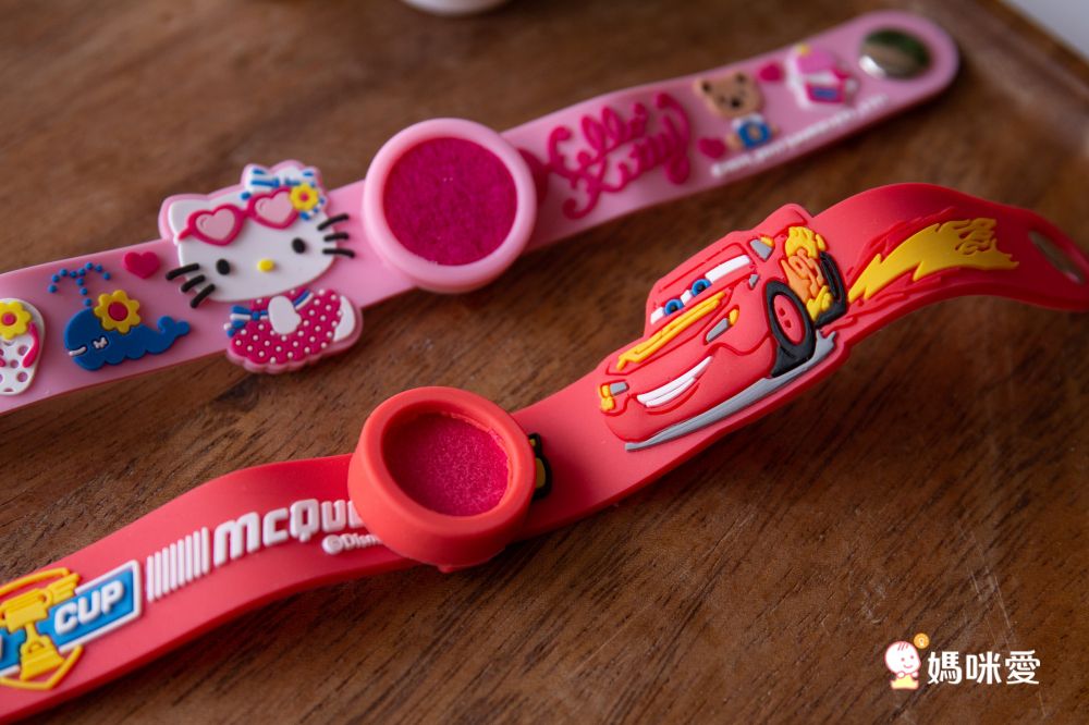 ↘44折！泰國Kindee 卡通防蚊手環/ 嬰幼兒防蚊液，成分有機！