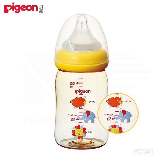 貝親 Pigeon - 母乳實感PPSU寬口奶瓶-可愛動物 (SS [0個月新生兒])-160ml