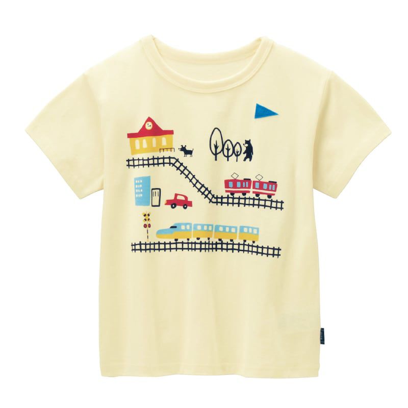 日本千趣會 - GITA 天竺棉百搭短袖上衣-御飯糰兄弟-水藍