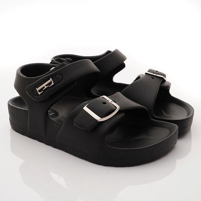 ELLE - 台灣製ELLE輕便休閒涼鞋-K233876黑(中小童段)-休閒涼鞋-黑