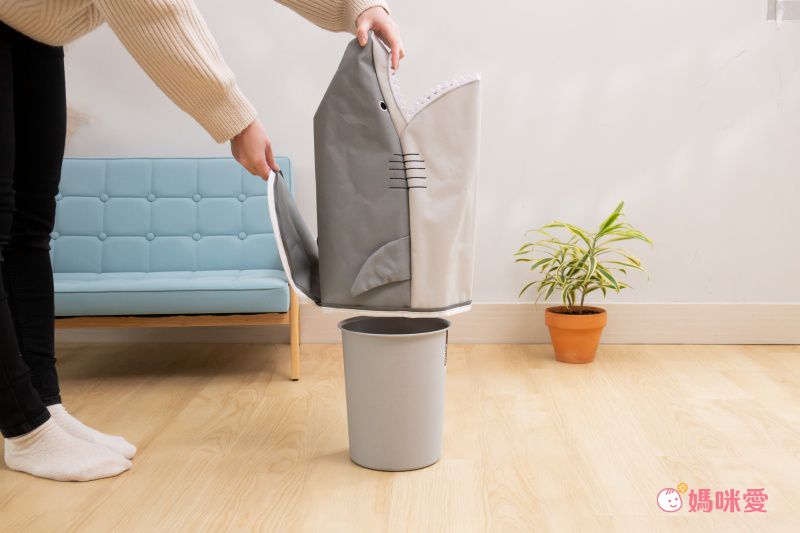 日本 Seto Craft - 動物造型直立式置物袋/收納袋-鯊魚