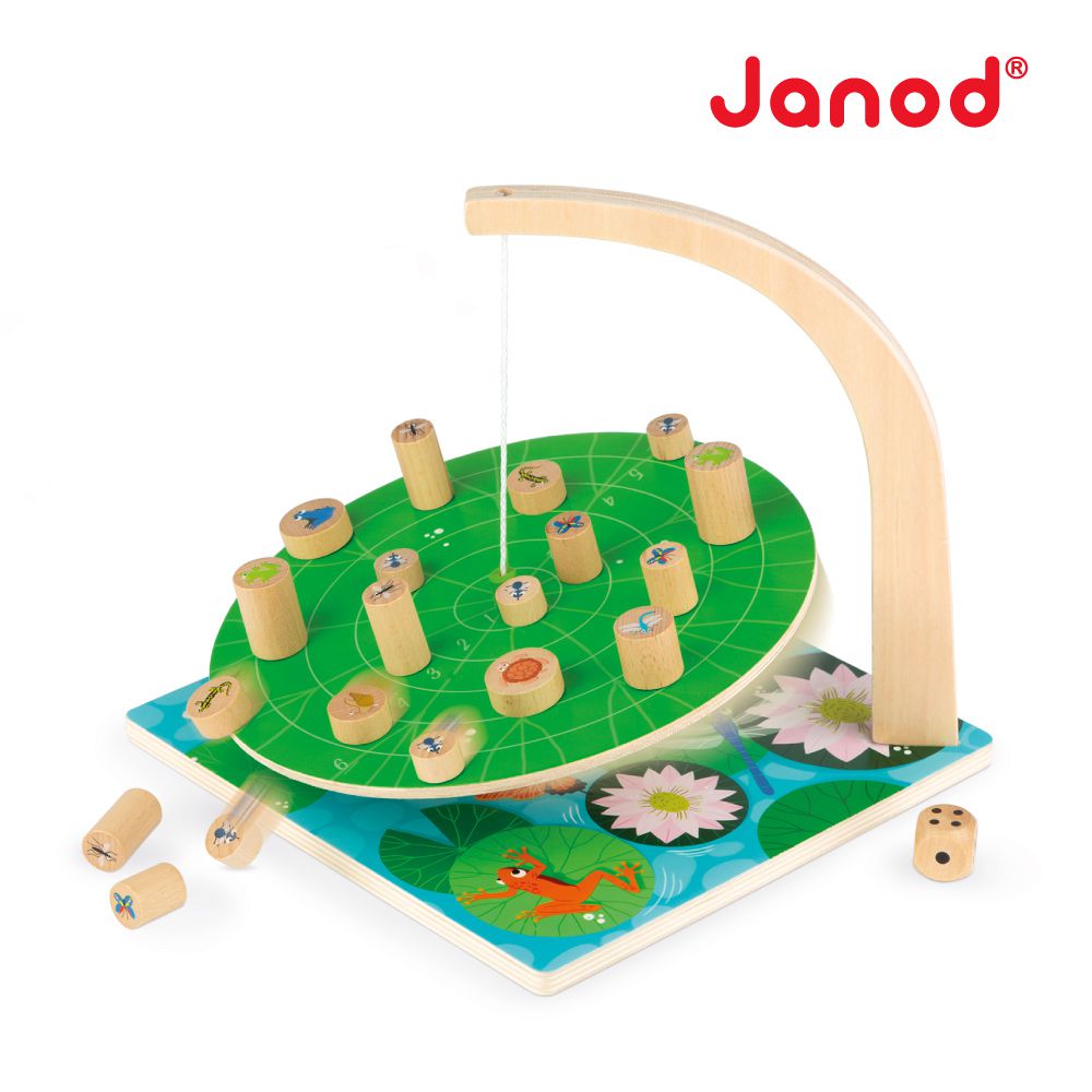 法國Janod - 趣味桌遊-搖擺荷葉