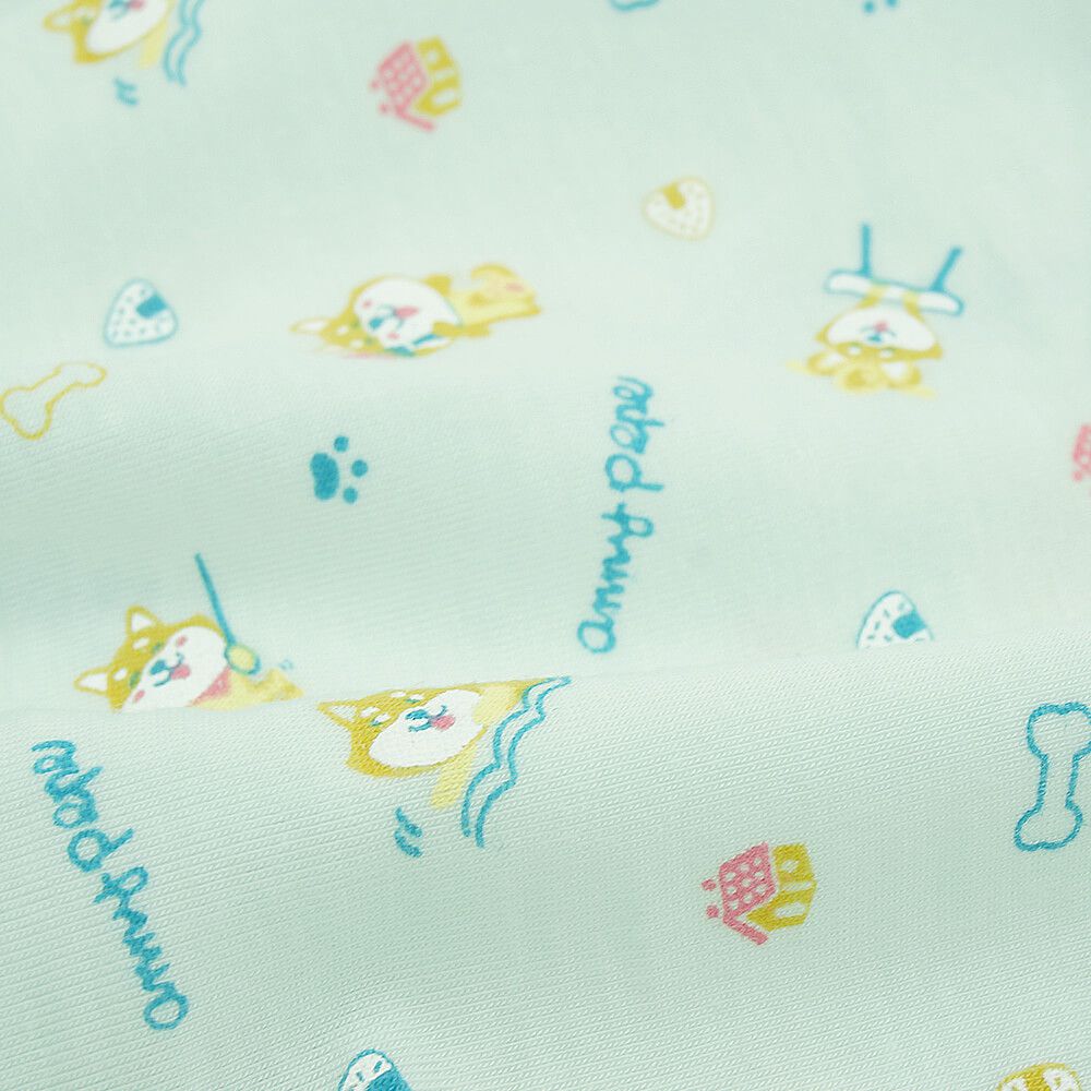 Annypepe - 男童95%天絲柴犬四角褲-藍綠 (100-150cm)