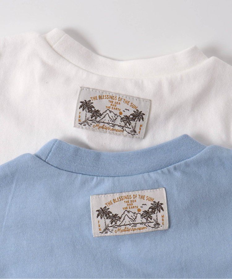 日本 apres les cours - 夏日印花清爽短袖上衣-三色冰淇淋-橘粉