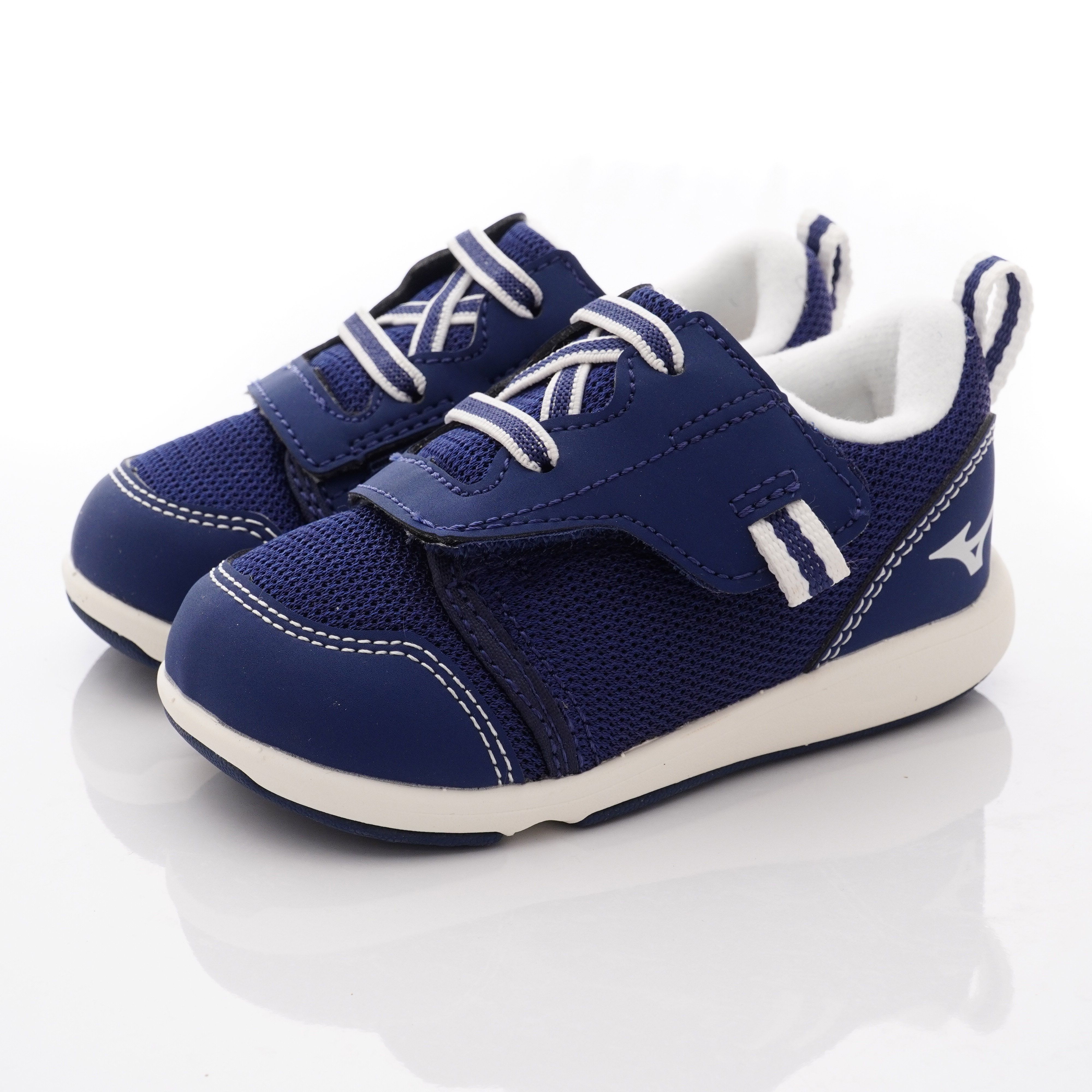 MIZUNO 美津濃 - 超輕量大絆帶機能鞋款(寶寶段)-深藍
