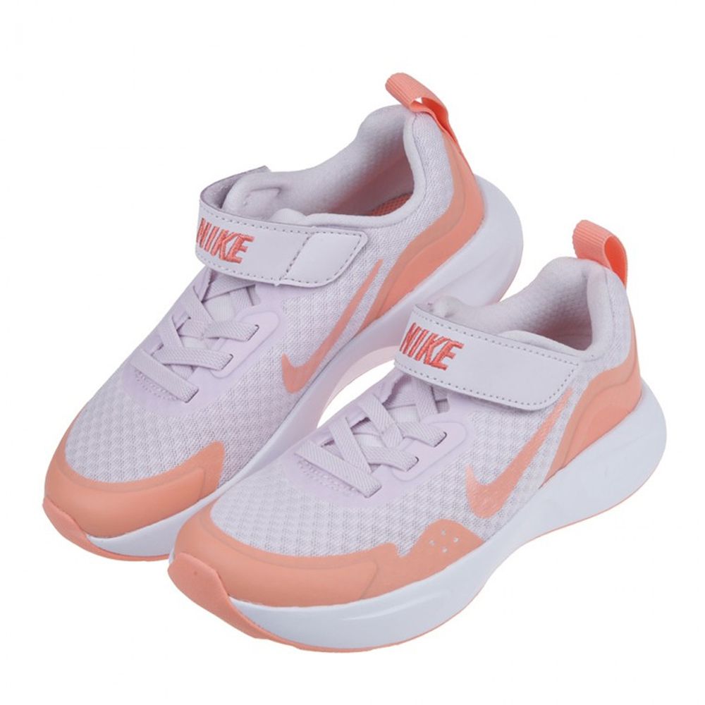 NIKE - WEARALLDAY橘紫色大童成人運動慢跑鞋