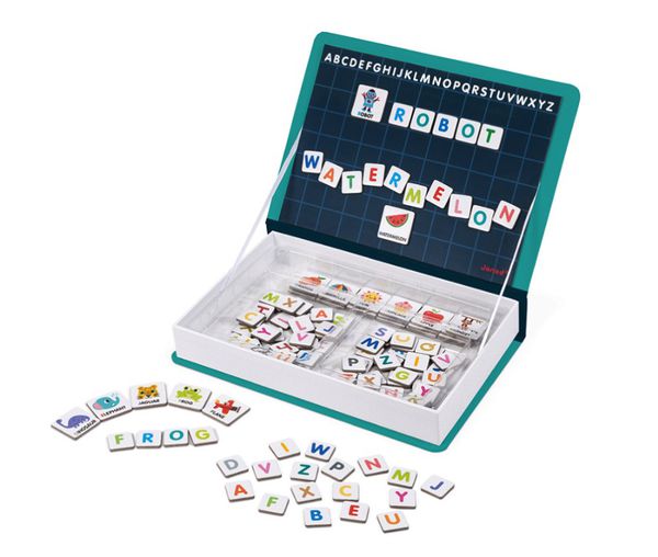 法國Janod - 【熱賣】磁鐵遊戲書-英文字母拼字